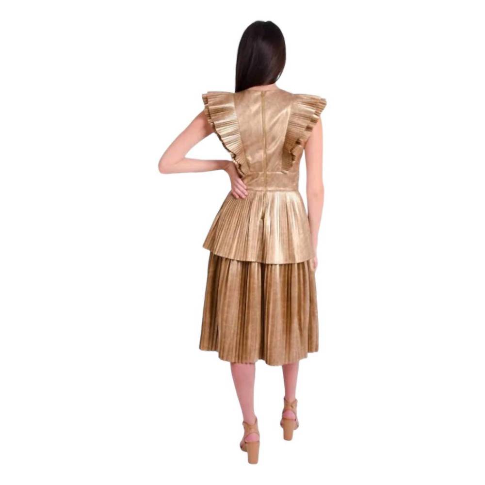 NEW EMILY MCCARTHY chloe dress in python - Picture 2 of 3